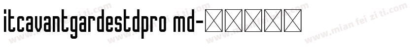 itcavantgardestdpro md字体转换